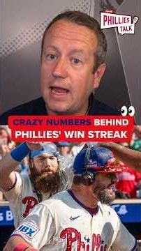 A DRAMATIC turnaround at the plate has sparked the Phillies' 9-game winning streak #mlb