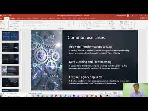 In python map function and modules, packages