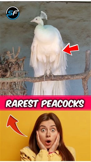 😳 The World’s Rarest Peacocks! 🦚🌍 #shorts #shortsfeed #peacock #birds