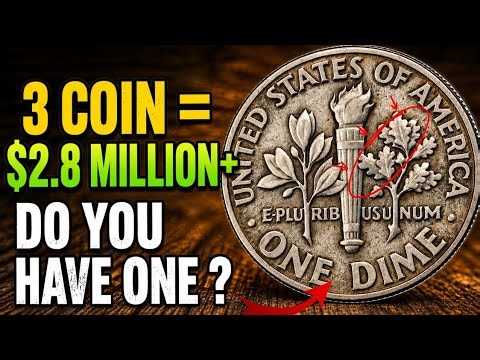 3 RARE COINS Worth Over $2.8 MILLION — Do You Have One