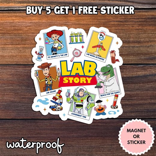 Lab Story Sticker – Funny Science Decals for Techs (lab Week 2026) - Etsy