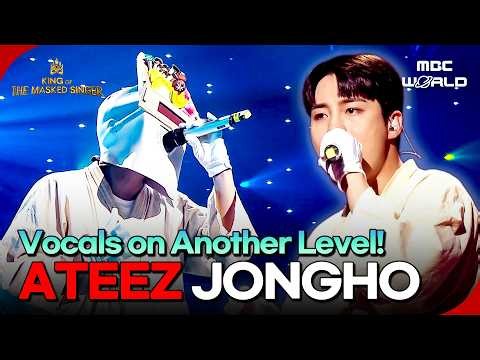 [K-POP] ATEEZ Jongho's Unreal Vocals on The Masked Singer!🎤🔥 #ATEEZ #JONGHO #KPOP