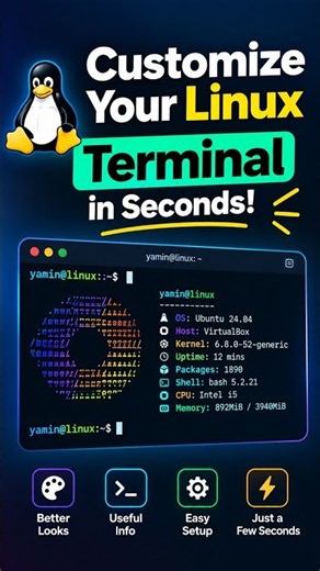 Customize Your Linux Terminal in Seconds! 🤯