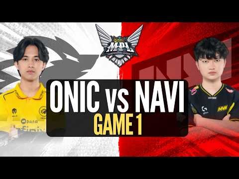 ONIC ID vs NAVI GAME 1 | MPL ID Season 17 - Regular Season | ONIC vs NAVI