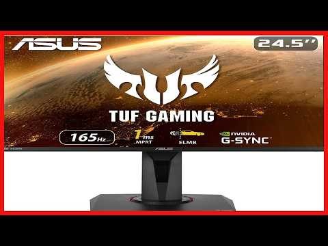 ASUS 24.5-Inch Full HD Gaming Monitor with 165Hz Refresh Rate – A Pro Gamer’s Choice