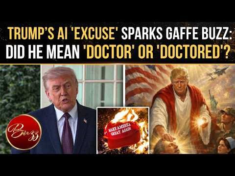 Trump’s VIRAL AI Image Defense Triggers ‘DOCTORED’ Theory; Was This a MAJOR Mix-Up?