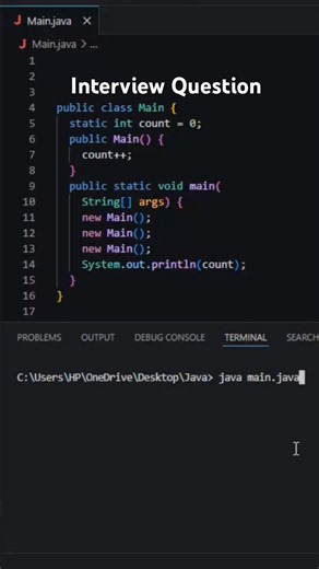 Java Static Variable Example | Count Number of Objects Created | Part-300