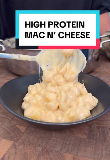 High Protein Mac n’ Cheese Recipe — 40g Protein Per Serving