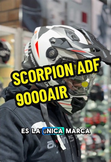 Casco SCORPION ADF 9000air #cascodobleproposito #cascoscorpion #adf9000air #scorpion #casco