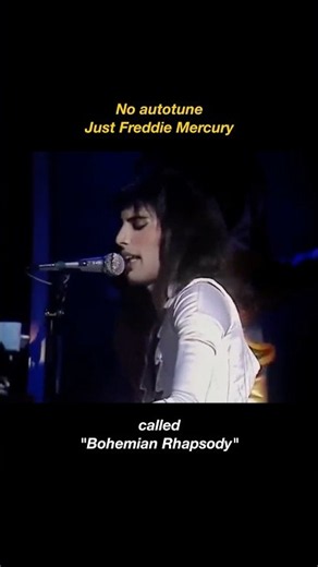 A voice like no other. Freddie Mercury 💛
