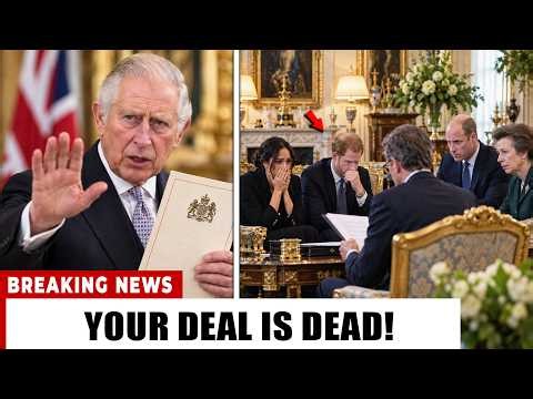 King Charles CRUSHES Harry's $15M Deal With URGENT Order! Meghan DEVASTATED As Sussex Empire FALLS!