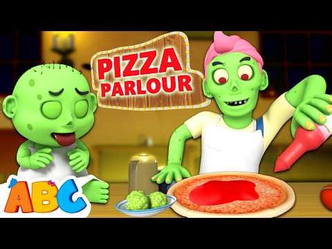🍕 Pizza Party With Zombies | Spooky Halloween Songs For Kids