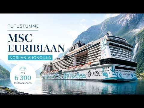 Miltä Näyttää 6000 Matkustajan Luksuslaiva? Tutustumme MSC Euribiaan Norjan vuonoilla
