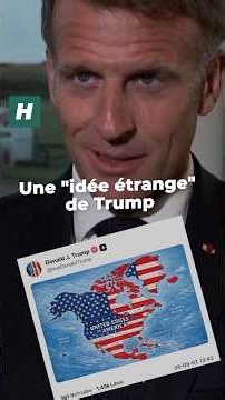 La mise au point d’Emmanuel Macron à Donald Trump à son arrivée à Saint-Pierre-et-Miquelon