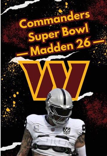 Adding 2 player every year to this random NFL team until they win a Super Bowl in Madden 26 #acshear #nflfilter #madden26 #commanders #sports