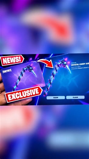 *EXCLUSIVE* NEW CANDY AXE HOW TO GET CRYSTAL CANDY ACE MERRY MINT MINTY #fortnite