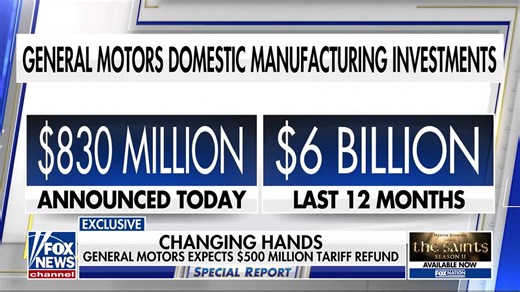 General Motors CEO announces $830 million investment in domestic car manufacturing