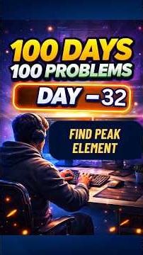 Find Peak Element ⚡ Binary Search Trick #shorts #viral #explore #dsa #coding #leetcode #java #python