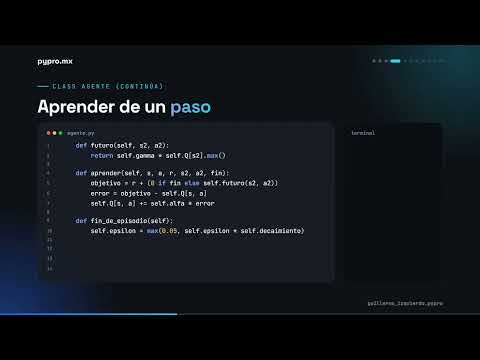 Programación de Agentes | Aprendizaje por Refuerzo en Python