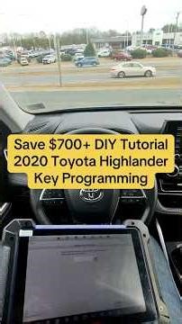 Stop Paying $700+! 2020 Toyota Highlander Key Programming (DIY Tutorial)
