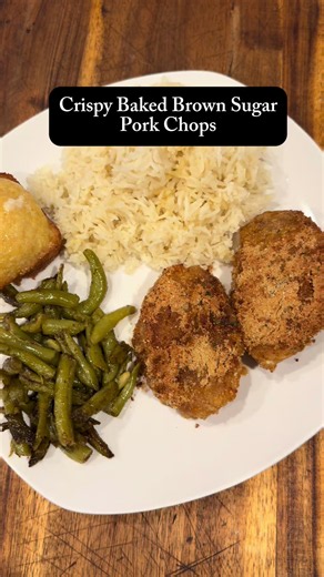 Crispy Baked Brown Sugar Pork Chops Recipe