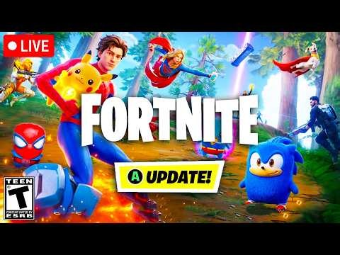 *NEW* FORTNITE SPRITES UPDATE & NEW SKINS OUT NOW! (LIVE)