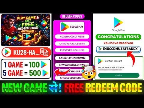 🎉 FREE REDEEM CODE | FREE GOOGLE PLAY REDEEM CODE | HOW TO GET FREE REDEEM CODE FOR PLAY STORE 2026