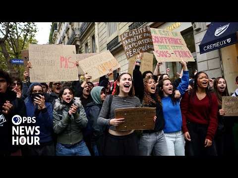 Why French students are leading massive protests across the country