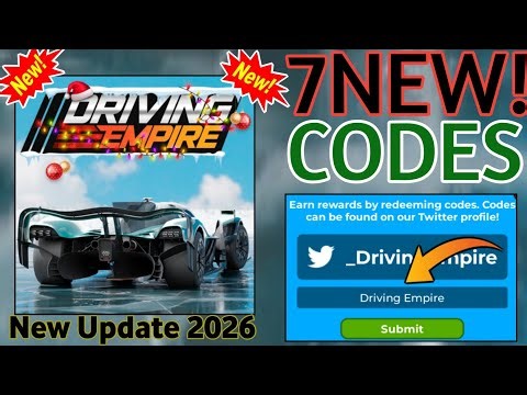 ⚠️ NEW ⚠️ ALL WORKING CODES For Driving Empire January 2026 - Roblox Driving Empire Codes 2026