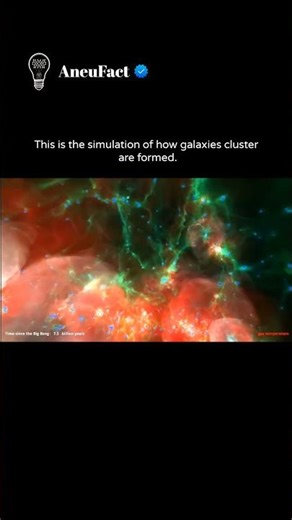 Universe formation simulation.
