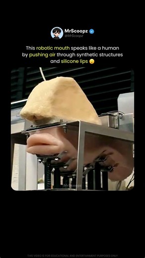 This Robot Produces Speech the Human Way 😮