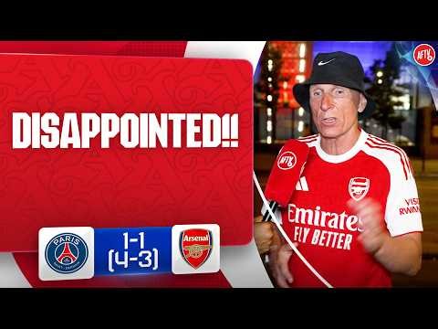 Disappointed!! (Lee Judges) | PSG 1-1 (4-3) Arsenal