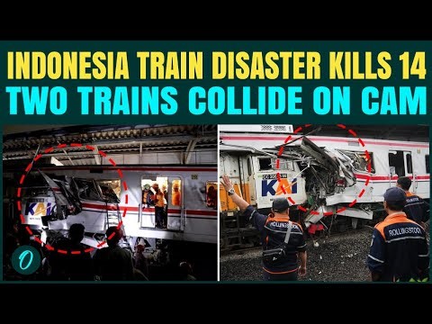 Indonesia Train Accident KILLS 14 Passengers, 84 Injured After Night Collision Near Jakarta | VIDEO