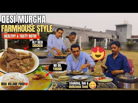🔥 Fresh Desi Chicken from Farm to Table 😍 | Real Village Cooking Vlog |