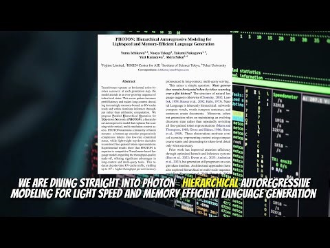 PHOTON: Hierarchical Autoregressive Modeling for Lightspeed and Memory-Efficient Language Generation