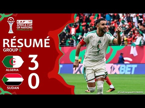 Algeria Sudan | 3-0 | Highlights | AFCON 2025 - #TotalEnergiesAFCON2025 | Sudan Algeria