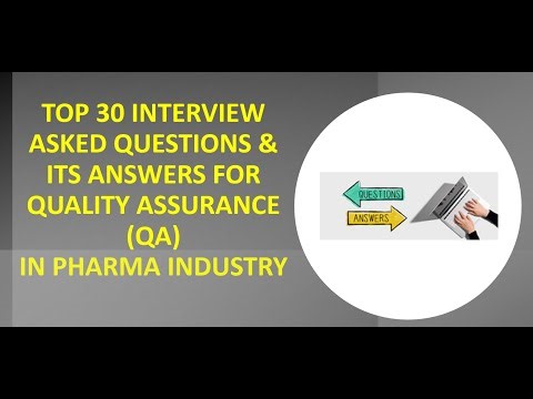 Mastering Quality Assurance: 30 Key Interview Questions for Pharma #pharma #qualityassurance