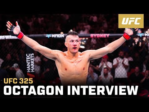 Cam Rowston Octagon Interview | UFC 325