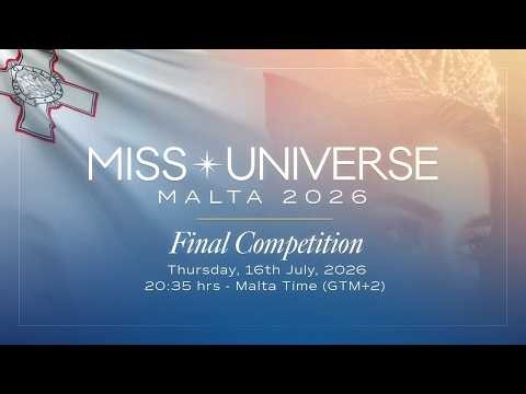 LIVE ⭐️ MISS UNIVERSE MALTA 2026 | Miss Universe