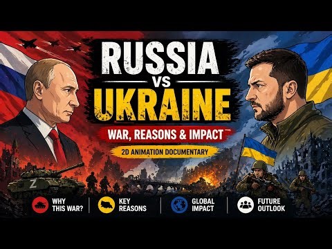 Russia vs Ukraine War Explained | Full Story, Reasons & Global Impact (2D Animation)