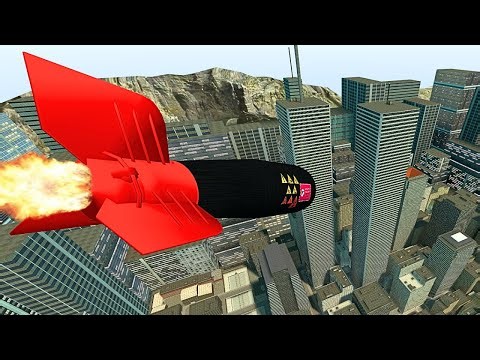 Garry's Mod Nuclear Bomb Explosion | Physics Compilation #25