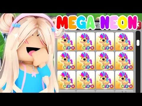 Making My FIRST MEGA NEON In ADOPT ME!