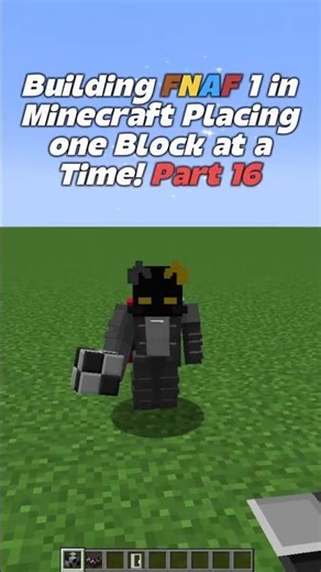 Building FNAF 1 in Minecraft Placing one Block at a Time! | Part 16🔥