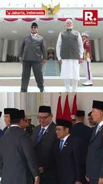 PM Modi Arrives at Istana Merdeka in Jakarta