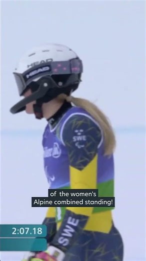 🇸🇪 Ebba Aarsjoe DOMINATES the Alpine Combined! ⛷️