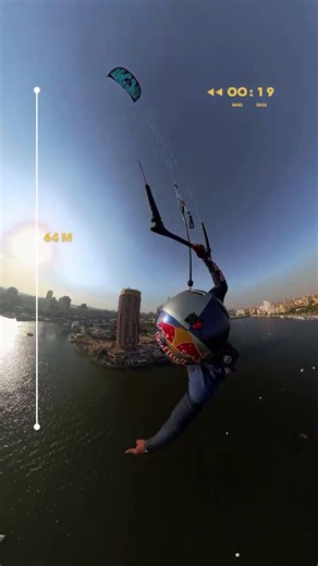 World's highest jump from a building #extreme #kitesurfing #brazilian #piauí