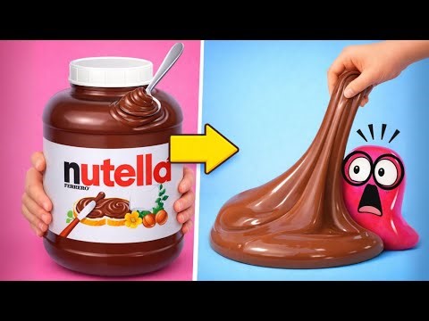 🍫 We Made GIANT Chocolate Slime & 10 Sweet DIY Ideas! 😍