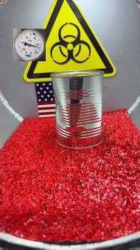 Vacuum Chamber VS Canned Food! Will it Burst? 🥫💥