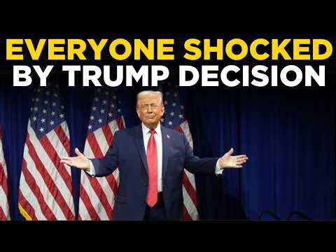 US News LIVE | Trump Shocks Entire Nation With Last-Minute Iran-Related Decision | Trump Speech LIVE