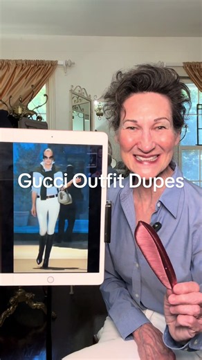 I’m recreating 2 Gucci looks for Spring 2027! You can do it, too! #gucci #runway #fashiondupes #getthelook #designerbags